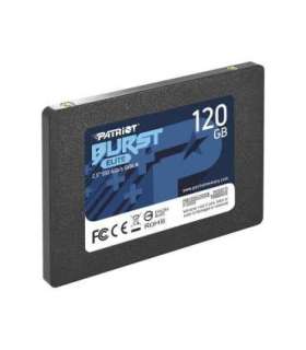 Patriot PBE120GS25SSDR BURST ELITE SSD, 120GB, SATA3, 540 MB/s, Black