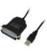 Centronics 36-pin (IEEE1284), 1.5m USB adapter