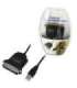 Centronics 36-pin (IEEE1284), 1.5m USB adapter