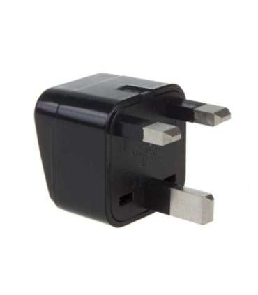 Adapter EU socket for UK MCE154 plug black