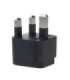 Adapter EU socket for UK MCE154 plug black