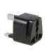 Adapter EU socket for UK MCE154 plug black