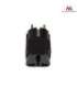 Adapter socket UK on EU plug universal Maclean MCE155 black