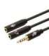 Adapter 3,5mm MiniJa ck-2x3,5mm MiniJack M/F