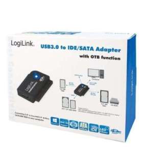 USB 3.0 to IDE/SATA adapter with OTB