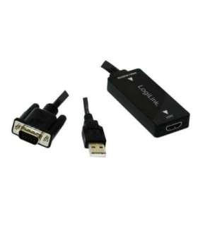 VGA with Audio to HDMI Converter