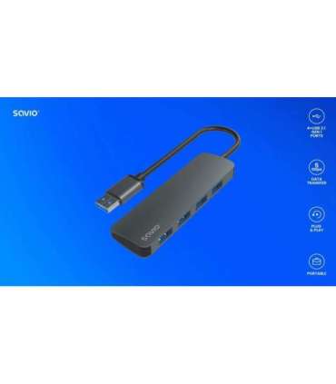 HUB AK053 USB 3.1 Gen.1 SAVIO