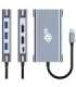 HUB 8in1 Adapter USB C HDMI x2 USB VGA RJ45 PD