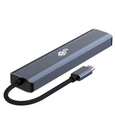 Adapter HUB USB C 6in1 - HDMI, USBx3, PD, RJ-45