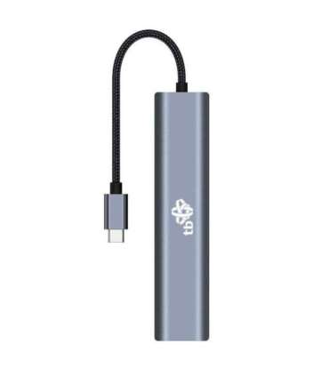 Adapter HUB USB C 6in1 - HDMI, USBx3, PD, RJ-45
