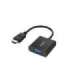 HDMI adapter to VGA +audio