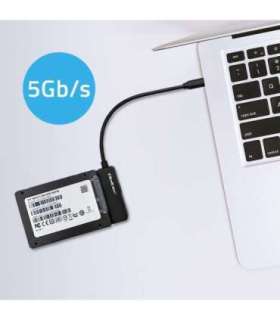 SATA adapter SSD HDD 2.5 drive, USB C, 2TB