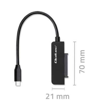 SATA adapter SSD HDD 2.5 drive, USB C, 2TB