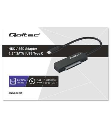 SATA adapter SSD HDD 2.5 drive, USB C, 2TB