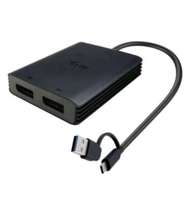 Adapter Video USB-A/USB-C Dual 4K/60 Hz DisplayPort