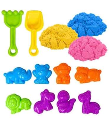 WOOPIE kineetilise liiva loomavormide komplekt