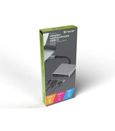 Adapter A-1, USB-C HDMI 4k, USB 3.0, PDW 100W