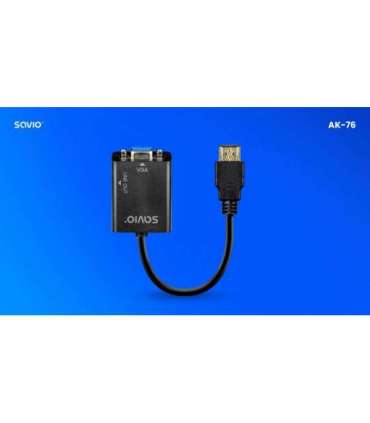 HDMI-VGA adapter AK-76 with audio