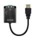 HDMI-VGA adapter AK-76 with audio