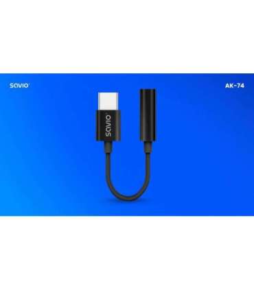 Adapter audio USB-C Jack 3,5mm AK-74