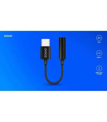 Adapter audio USB-C Jack 3,5mm AK-74