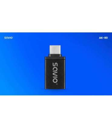 Adapter USB-A USB-C AK80 SAVIO