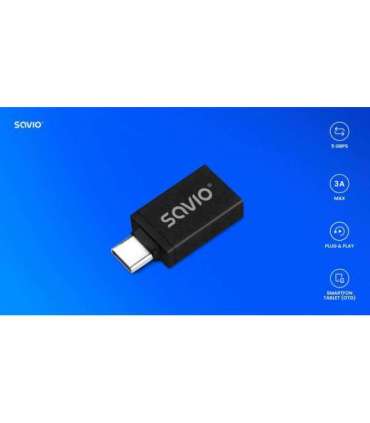 Adapter USB-A USB-C AK80 SAVIO