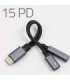 Adapter 2w1 USB C USB C Jack 3.5mm PD 15W