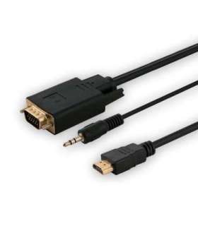 Cable HDMI CL-198 HDMI(M)-VGA(M) audio1,8