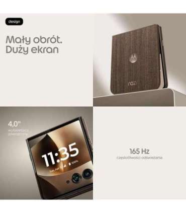 Motorola razr 70 ultra 17.7 cm (6.96") Dual SIM Android 16.0 5G USB Type-C 16 GB 512 GB 5000 mAh Wood