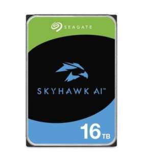 Seagate ST16000VE005 SkyHawk AI Surveillance HDD, 16 TB, 3.5", Serial ATA III, 7200 RPM, 512 MB