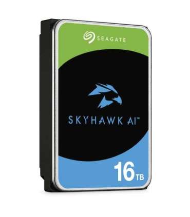 Seagate ST16000VE005 SkyHawk AI Surveillance HDD, 16 TB, 3.5", Serial ATA III, 7200 RPM, 512 MB