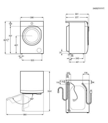 Pralka ELECTROLUX EW2F528WP