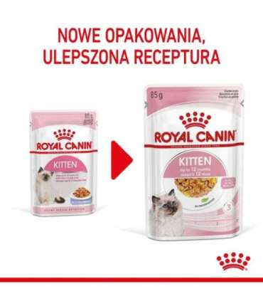 Royal Canin FHN Kitten Instinctive in sauce - wet food for kittens - 12x85g