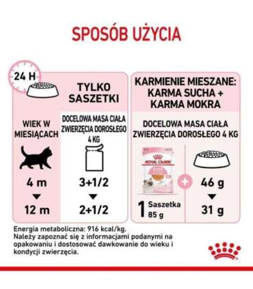 Royal Canin FHN Kitten Instinctive in sauce - wet food for kittens - 12x85g