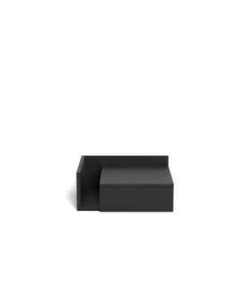 Öökapp ASHLAN 40x32xH16,5cm, must