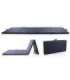 Folding sports mat 122x244cm, black