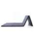Folding sports mat 122x244cm, black