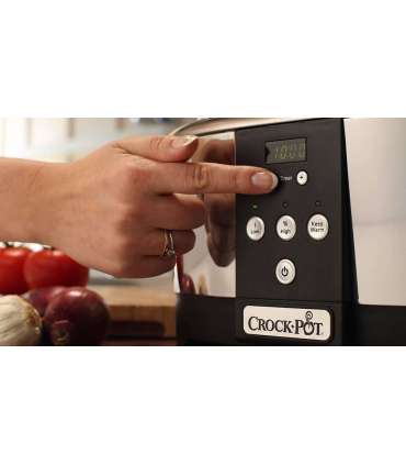 Crock-Pot SCCPBPP605-050 5.7-litre slow cooker (chrome)