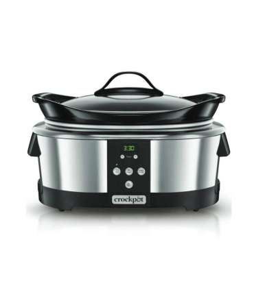 Crock-Pot SCCPBPP605-050 5.7-litre slow cooker (chrome)