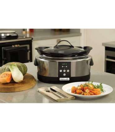 Crock-Pot SCCPBPP605-050 5.7-litre slow cooker (chrome)