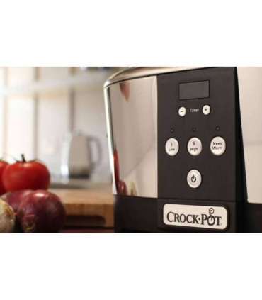 Crock-Pot SCCPBPP605-050 5.7-litre slow cooker (chrome)
