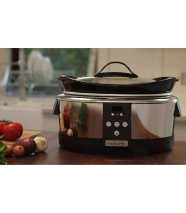 Crock-Pot SCCPBPP605-050 5.7-litre slow cooker (chrome)