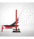 LS7688 ADJUSTABLE WEIGHT BENCH WITH BARBELL RACK, LEG DEVELOPER AND PREACHER CURL PAD HMS