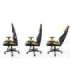 Gaming chair yellow-black BM1001