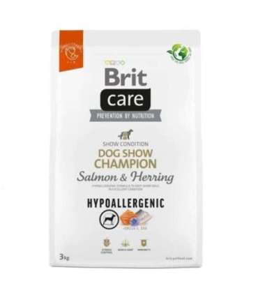 Brit Care Dog hüpoallergeenne näitusetšempion — lõhe ja lest, 3 kg