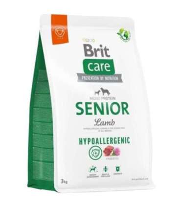 Brit Care hüpoallergeenne seniorkoeratoit (lambalihaga), 3 kg