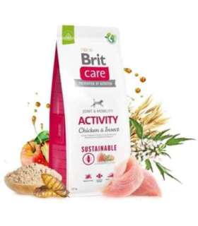 Brit Care Dog Sustainable Activity kana ja putukatega 12 kg