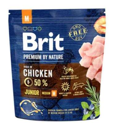 Brit Premium by Nature Junior M 1 кг