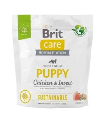 Brit Care Dog jätkusuutlik kutsikatoit — kana ja putukad, 1 kg